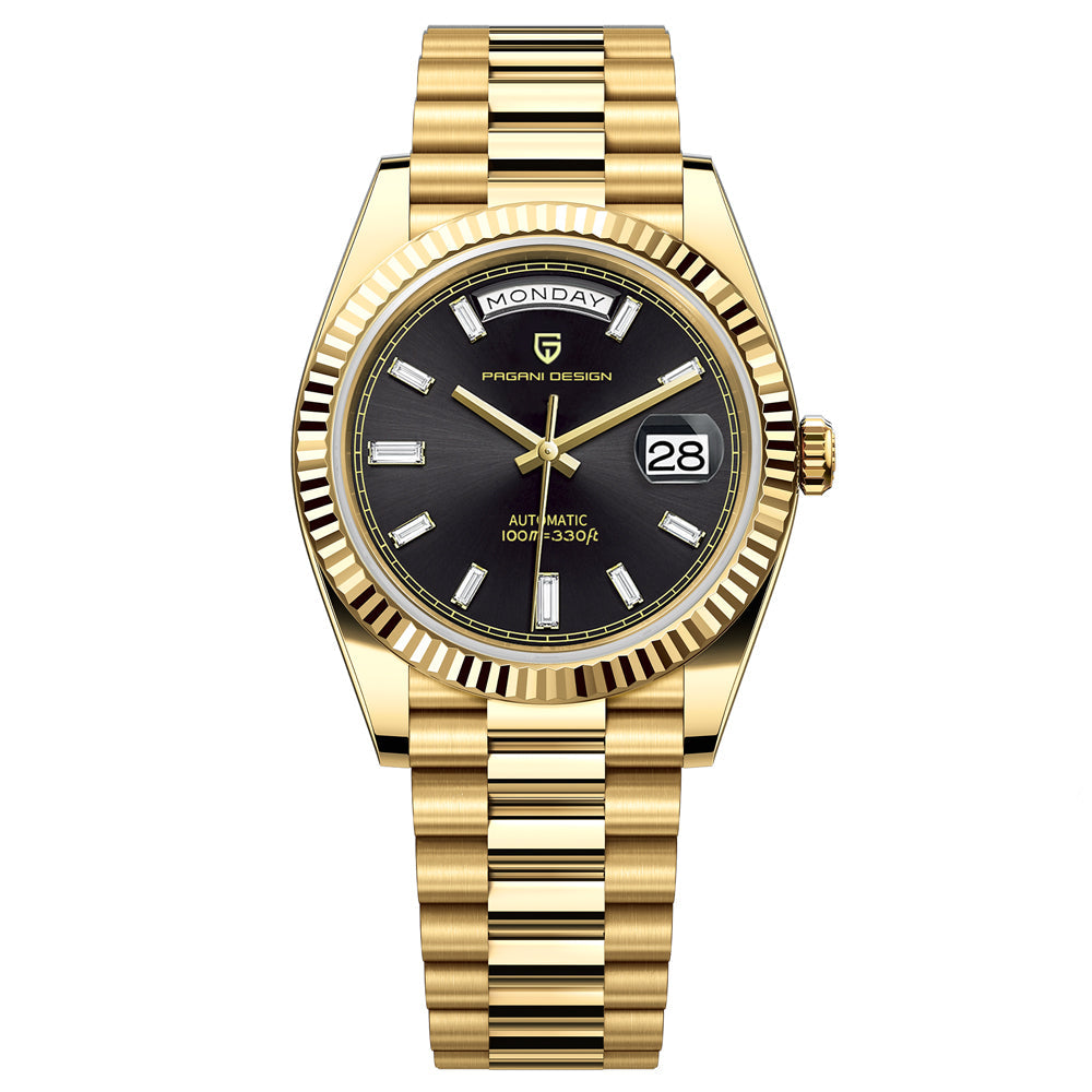 Day Date Gold Black Dial